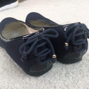 Navy blue flats